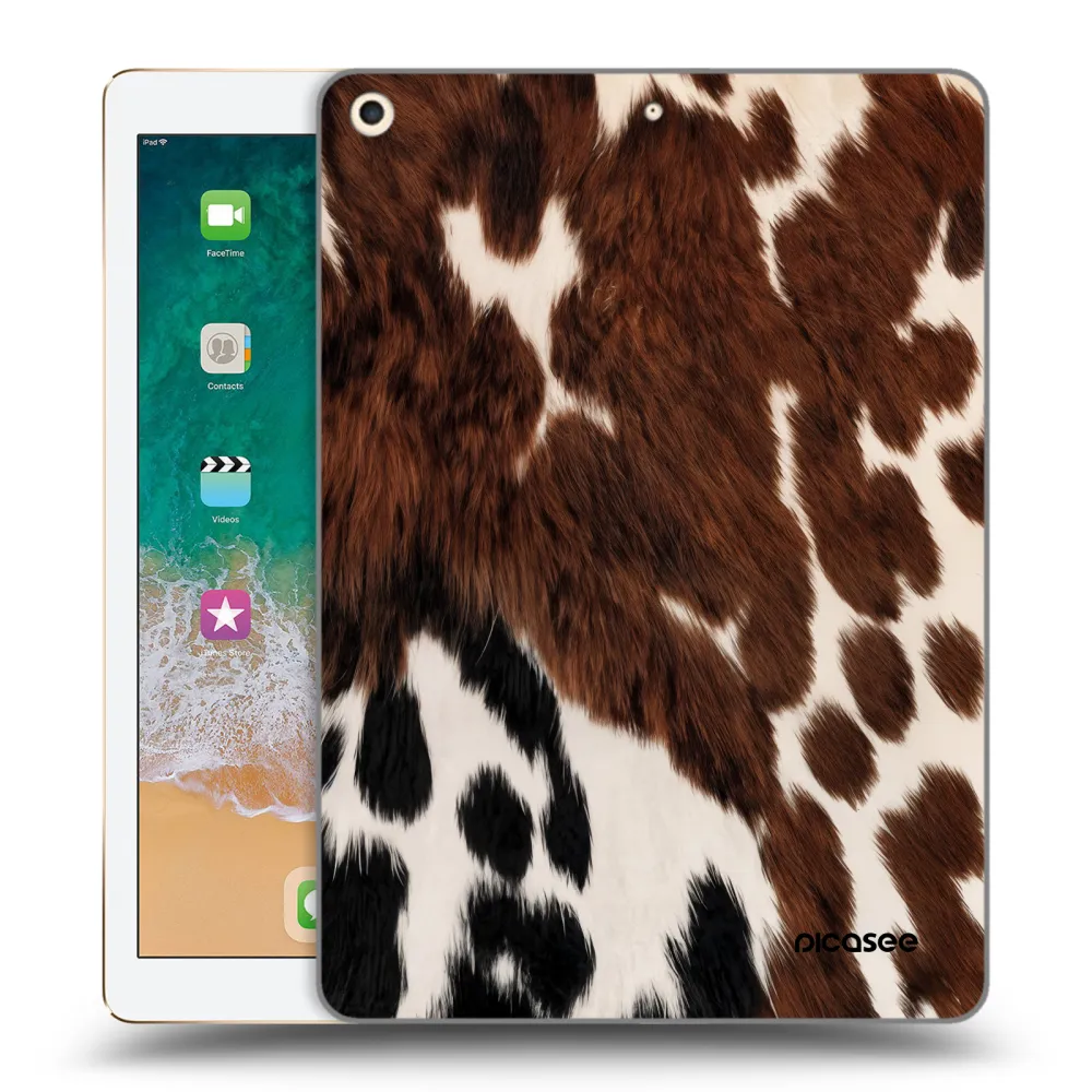 Picasee silikonový průhledný obal pro Apple iPad 9.7" 2017 (5. gen) - Rust