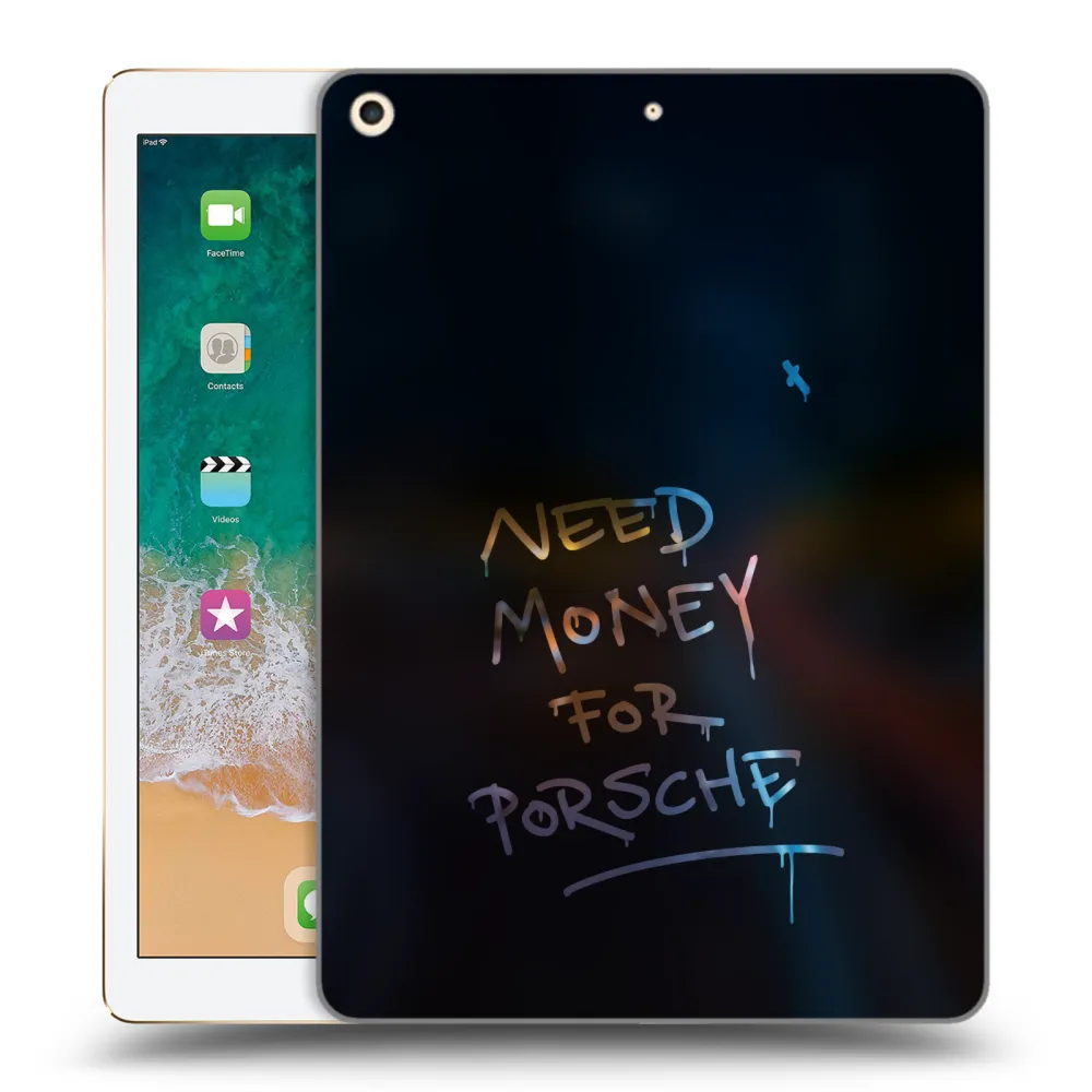 Picasee silikonový průhledný obal pro Apple iPad 9.7" 2017 (5. gen) - Neon Nights