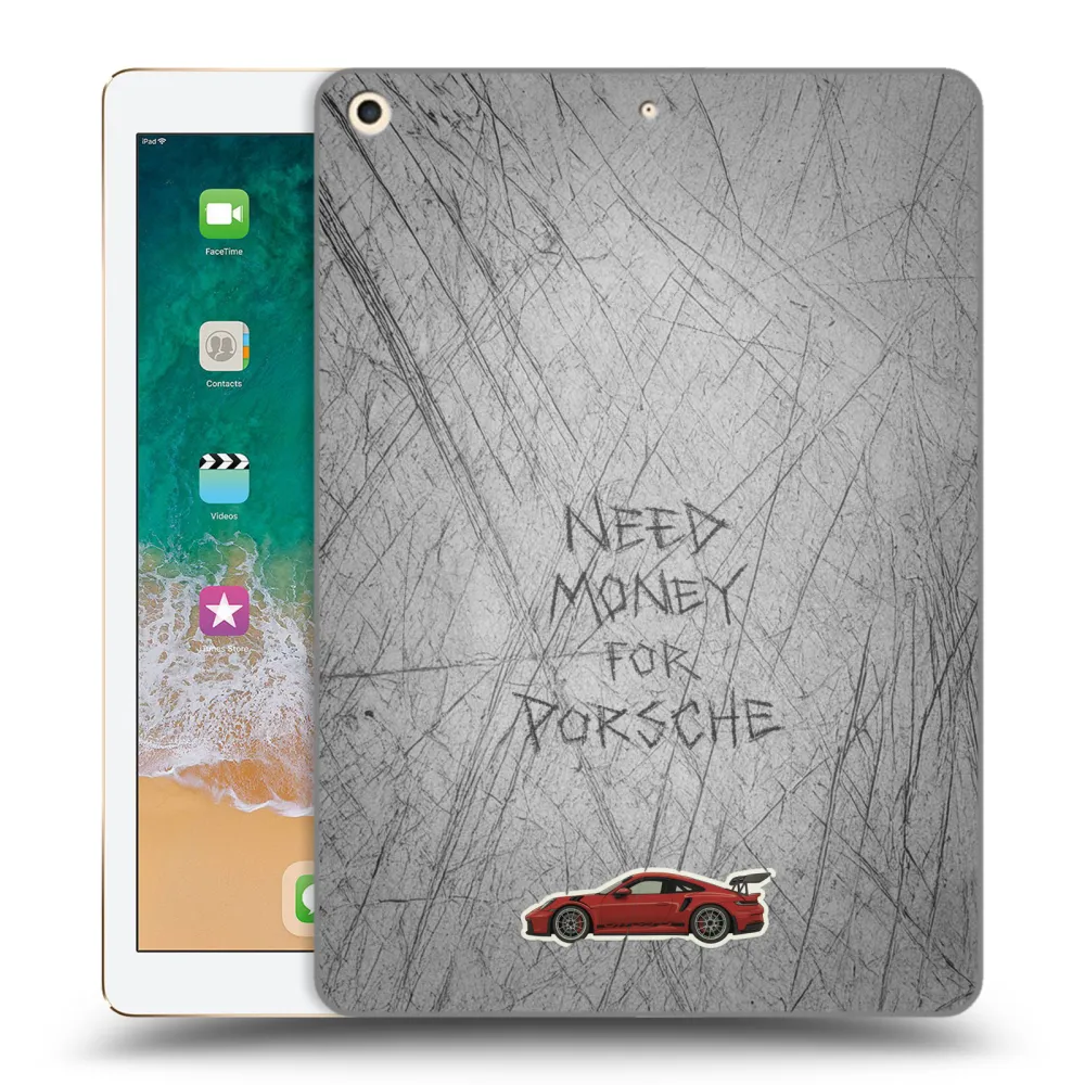 Picasee silikonový průhledný obal pro Apple iPad 9.7" 2017 (5. gen) - Garage Scratch