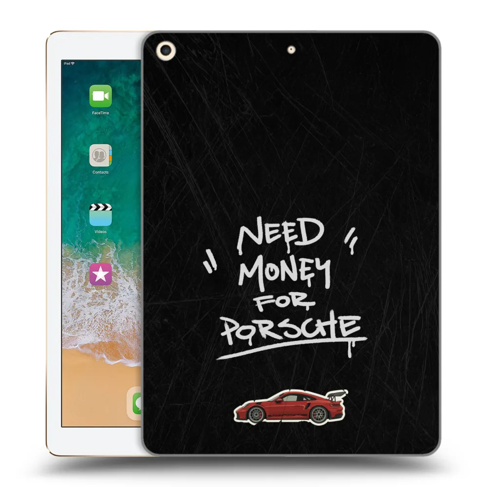 Picasee silikonový průhledný obal pro Apple iPad 9.7" 2017 (5. gen) - Dark Racer
