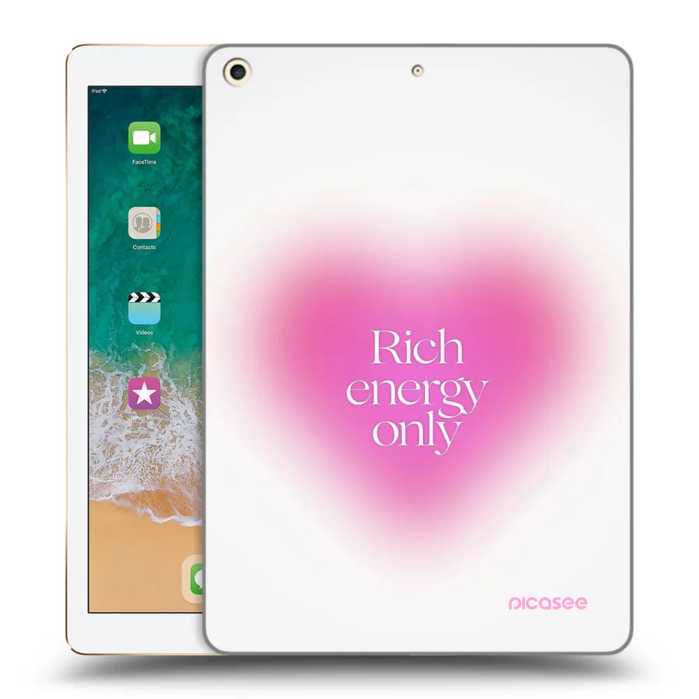 Picasee silikonový průhledný obal pro Apple iPad 9.7" 2017 (5. gen) - Rich Energy