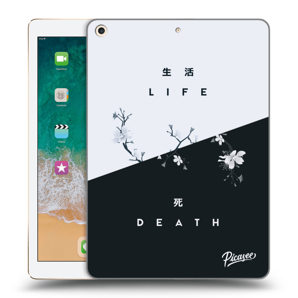 Picasee silikonový průhledný obal pro Apple iPad 9.7" 2017 (5. gen) - Life - Death