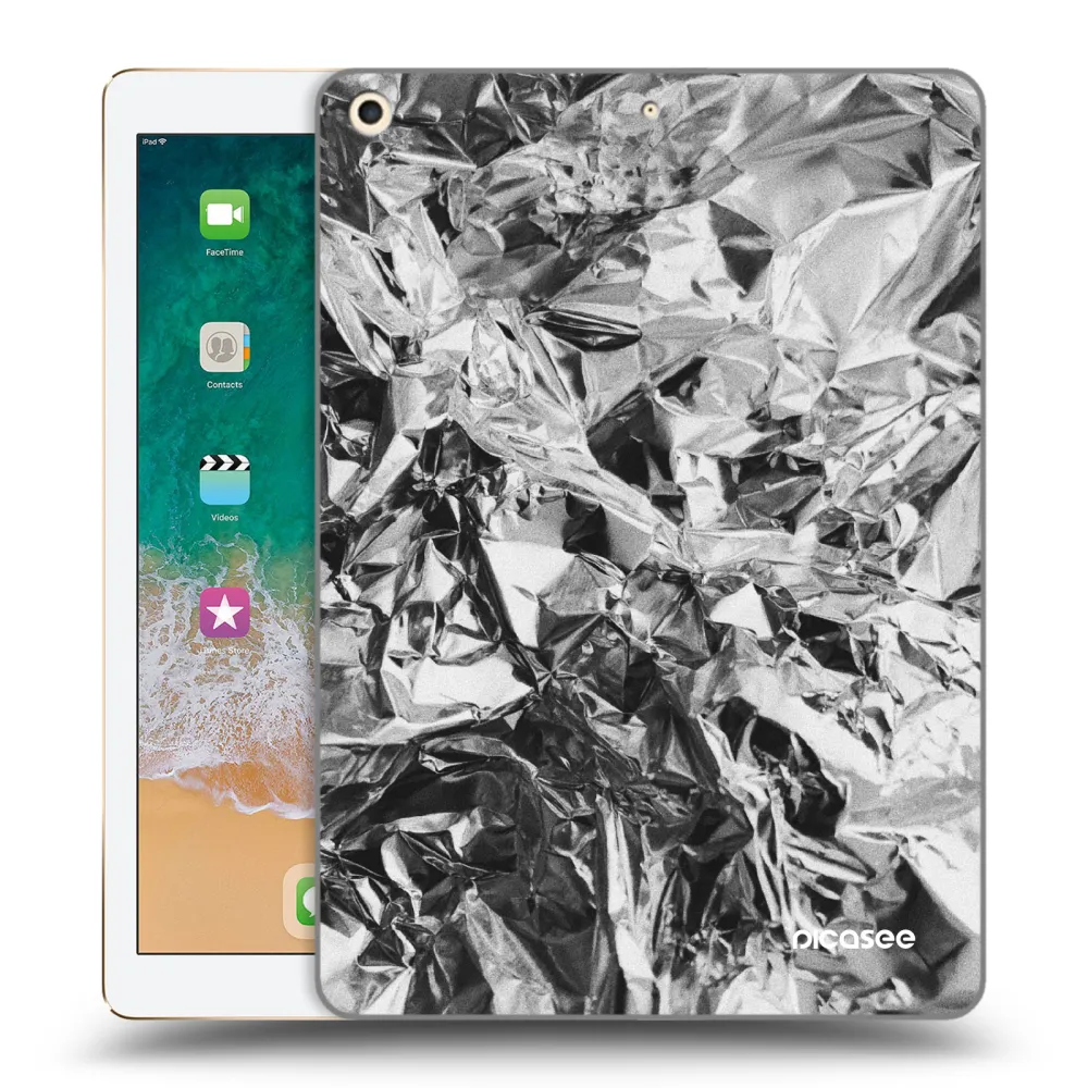 Picasee silikonový průhledný obal pro Apple iPad 9.7" 2017 (5. gen) - Chrome