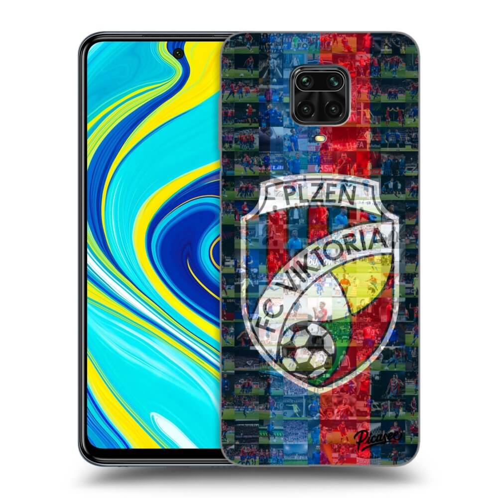 Picasee silikonový černý obal pro Xiaomi Redmi Note 9 Pro - FC Viktoria Plzeň A