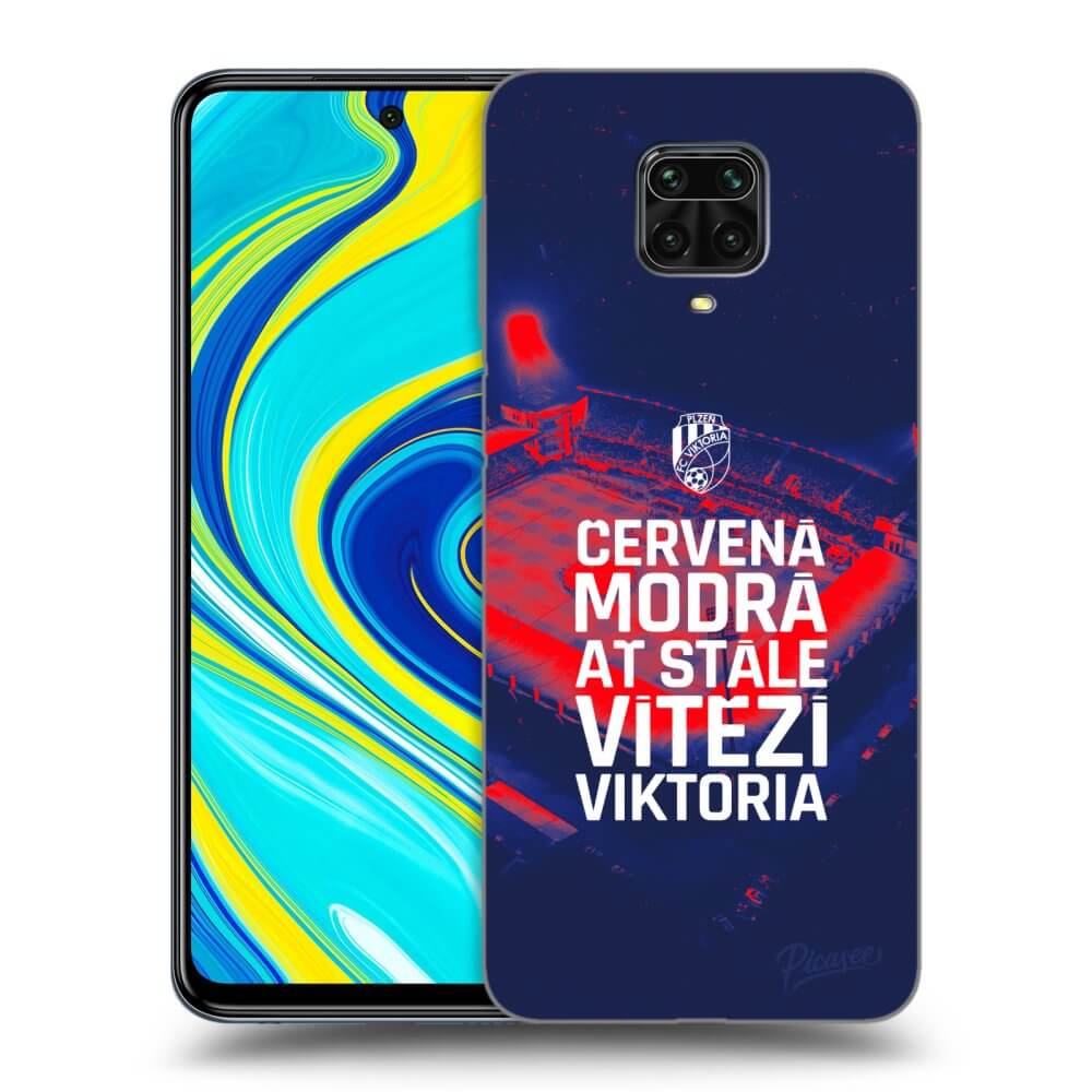 Picasee silikonový průhledný obal pro Xiaomi Redmi Note 9 Pro - FC Viktoria Plzeň E