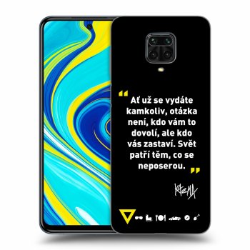 Obal pro Xiaomi Redmi Note 9 Pro - Kazma - SVĚT PATŘÍ TĚM, CO SE NEPOSEROU