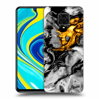 Obal pro Xiaomi Redmi Note 9 Pro - Black Gold 2