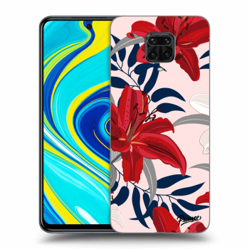 Obal pro Xiaomi Redmi Note 9 Pro - Red Lily