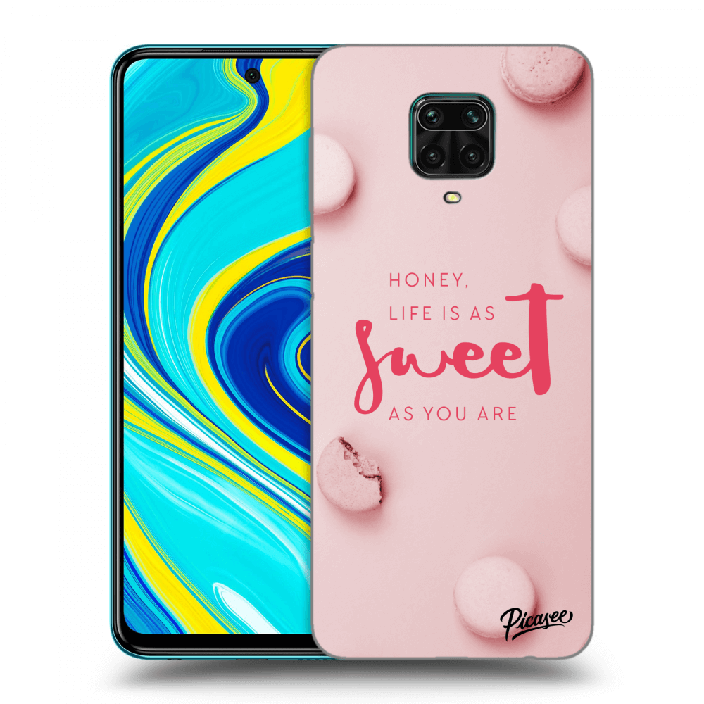 Picasee silikonový průhledný obal pro Xiaomi Redmi Note 9S - Life is as sweet as you are