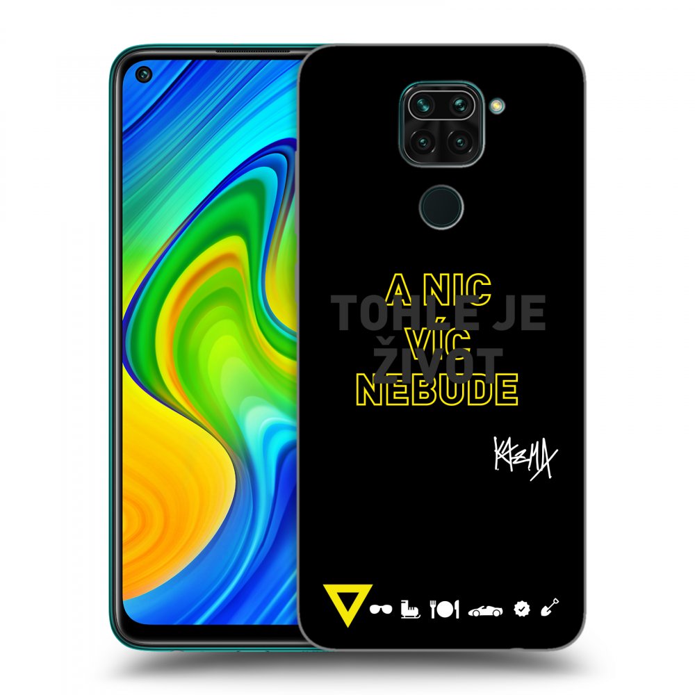 Picasee ULTIMATE CASE pro Xiaomi Redmi Note 9 - Kazma - TOHLE JE ŽIVOT A NIC VÍC NEBUDE