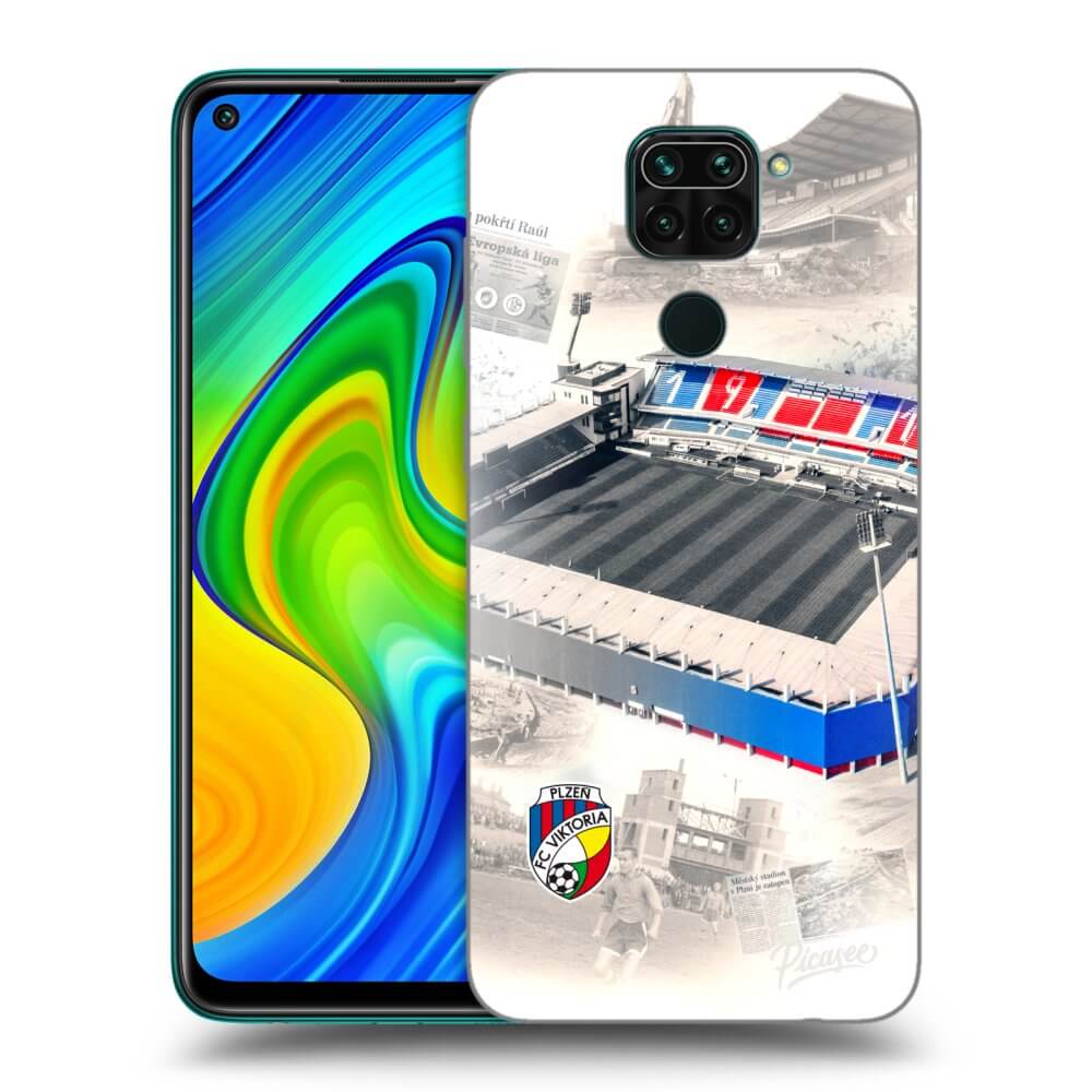 Picasee silikonový průhledný obal pro Xiaomi Redmi Note 9 - FC Viktoria Plzeň G