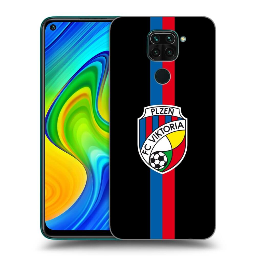 Picasee silikonový černý obal pro Xiaomi Redmi Note 9 - FC Viktoria Plzeň H