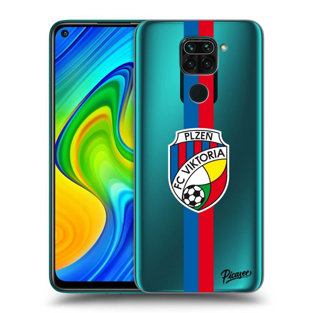 Picasee silikonový průhledný obal pro Xiaomi Redmi Note 9 - FC Viktoria Plzeň H