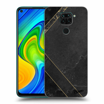 Obal pro Xiaomi Redmi Note 9 - Black tile