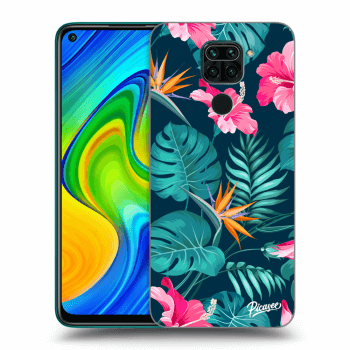 Obal pro Xiaomi Redmi Note 9 - Pink Monstera