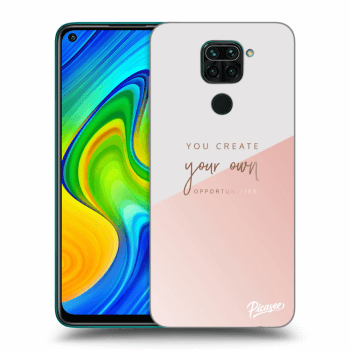 Picasee silikonový průhledný obal pro Xiaomi Redmi Note 9 - You create your own opportunities