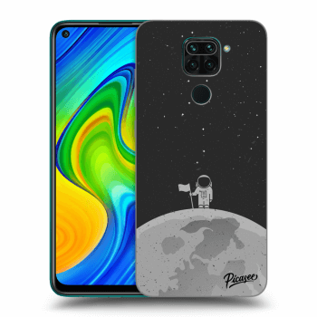 Picasee silikonový černý obal pro Xiaomi Redmi Note 9 - Astronaut