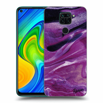 Obal pro Xiaomi Redmi Note 9 - Purple glitter