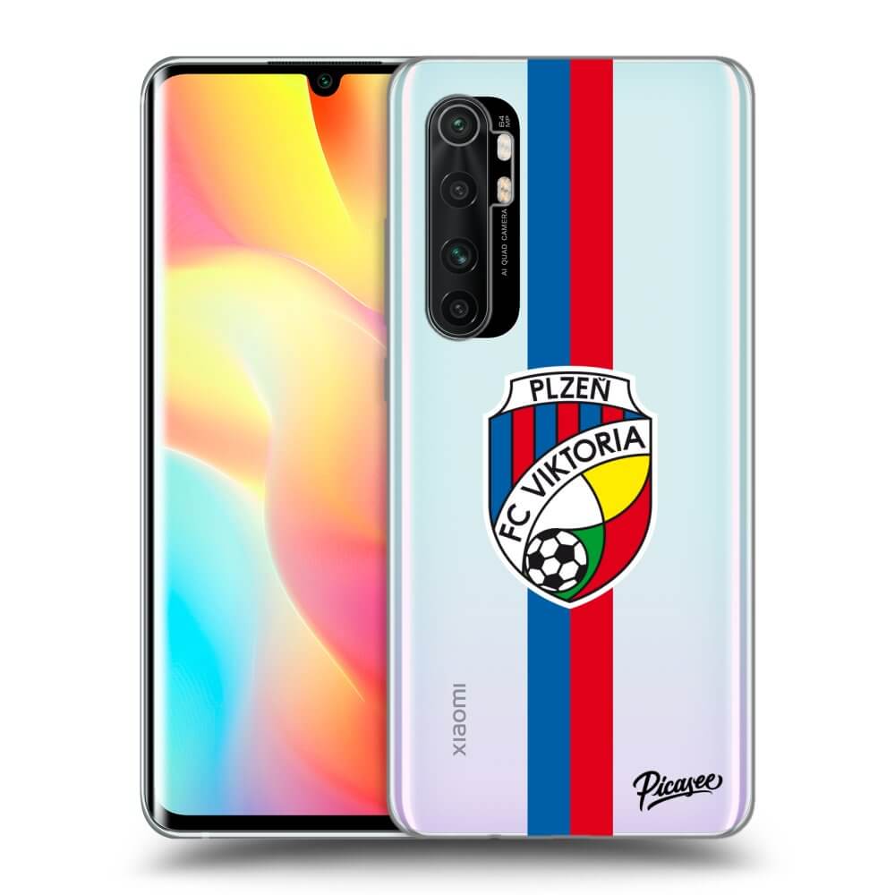 Picasee silikonový průhledný obal pro Xiaomi Mi Note 10 Lite - FC Viktoria Plzeň H