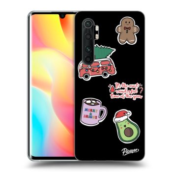 Obal pro Xiaomi Mi Note 10 Lite - Christmas Stickers