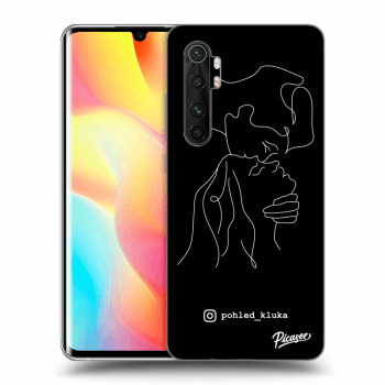 Picasee silikonový černý obal pro Xiaomi Mi Note 10 Lite - Forehead kiss White