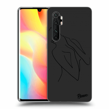 Picasee silikonový černý obal pro Xiaomi Mi Note 10 Lite - Sensual girl
