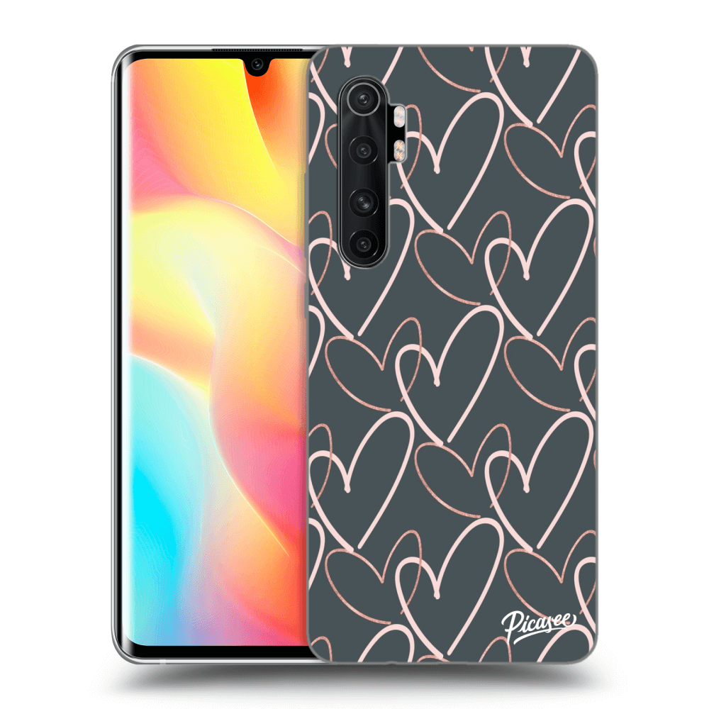 Picasee silikonový průhledný obal pro Xiaomi Mi Note 10 Lite - Lots of love