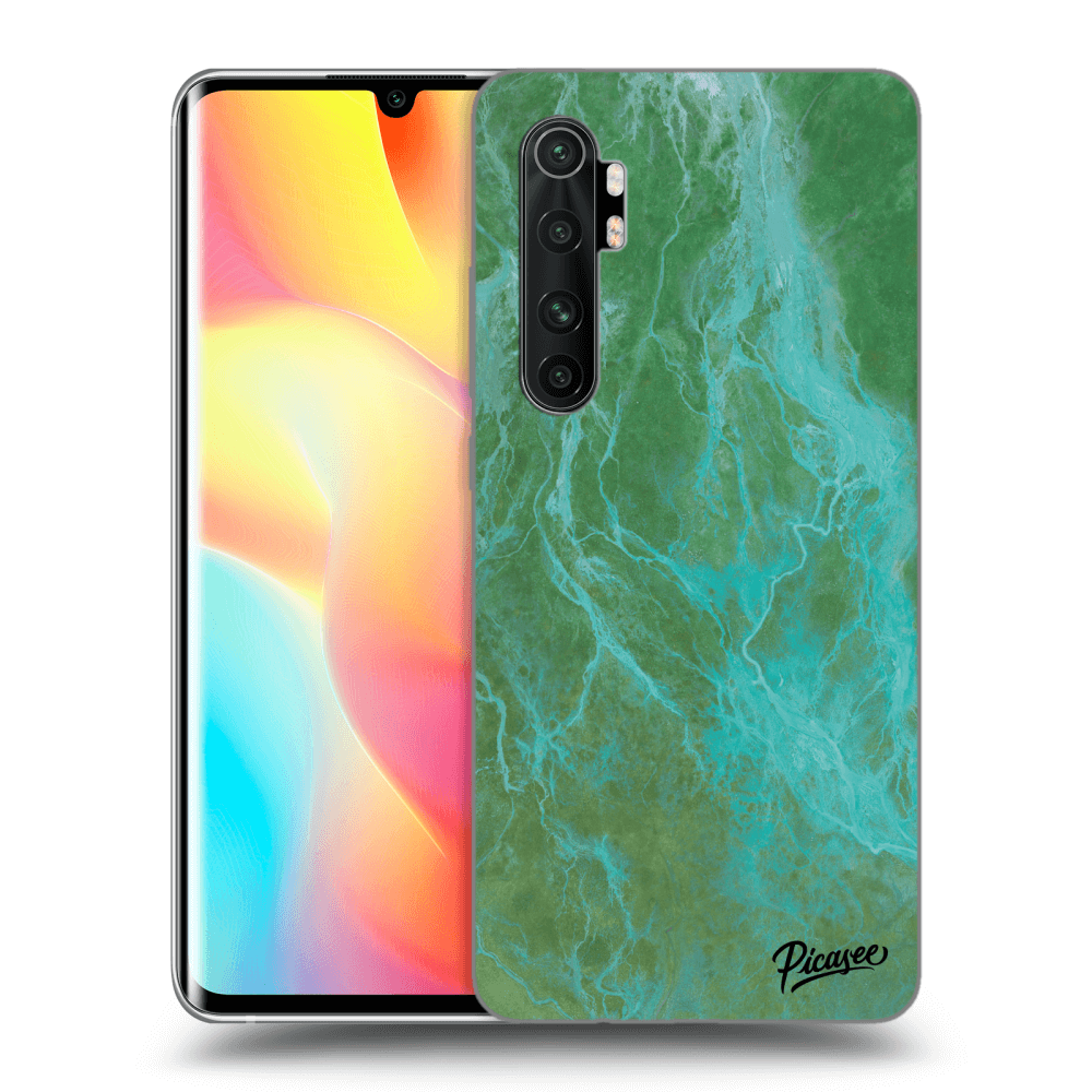 Picasee ULTIMATE CASE pro Xiaomi Mi Note 10 Lite - Green marble