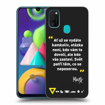 Obal pro Samsung Galaxy M21 M215F - Kazma - SVĚT PATŘÍ TĚM, CO SE NEPOSEROU