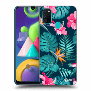 Obal pro Samsung Galaxy M21 M215F - Pink Monstera