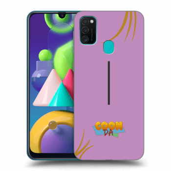 Picasee silikonový černý obal pro Samsung Galaxy M21 M215F - COONDA růžovka