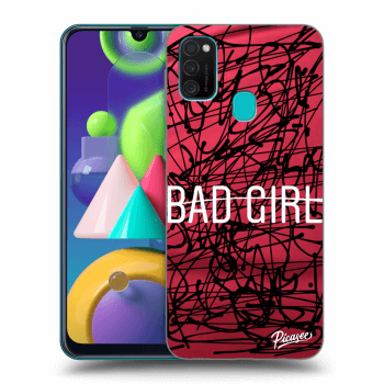Picasee silikonový černý obal pro Samsung Galaxy M21 M215F - Bad girl
