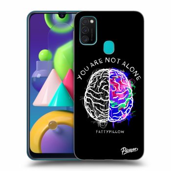 Obal pro Samsung Galaxy M21 M215F - Brain - White
