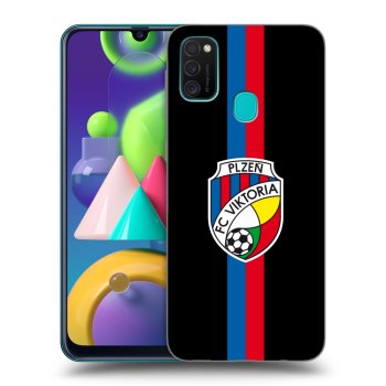 Picasee silikonový černý obal pro Samsung Galaxy M21 M215F - FC Viktoria Plzeň H