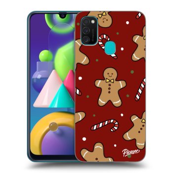 Picasee silikonový černý obal pro Samsung Galaxy M21 M215F - Gingerbread 2