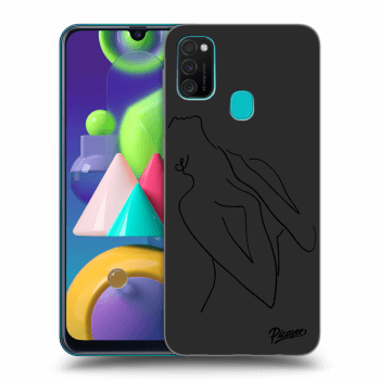 Picasee silikonový černý obal pro Samsung Galaxy M21 M215F - Sensual girl