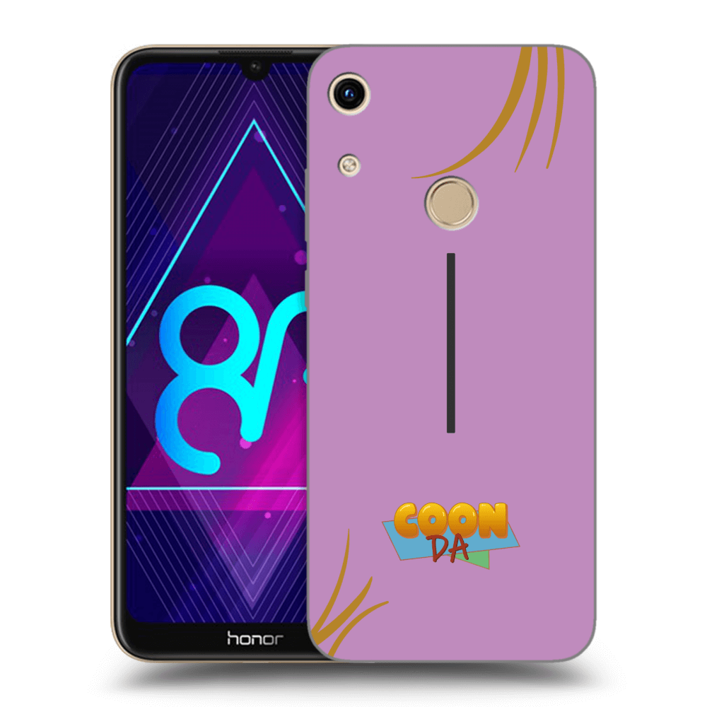 Picasee silikonový průhledný obal pro Honor 8A - COONDA růžovka