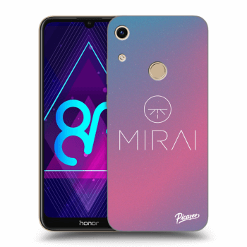 Picasee silikonový černý obal pro Honor 8A - Mirai - Logo