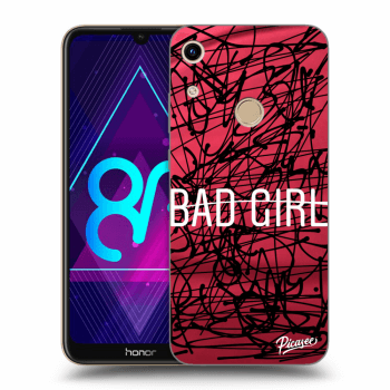 Picasee silikonový černý obal pro Honor 8A - Bad girl