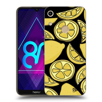 Picasee silikonový černý obal pro Honor 8A - Lemon