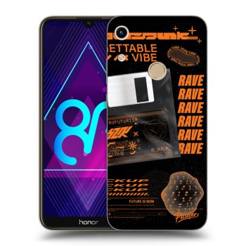 Picasee silikonový černý obal pro Honor 8A - RAVE