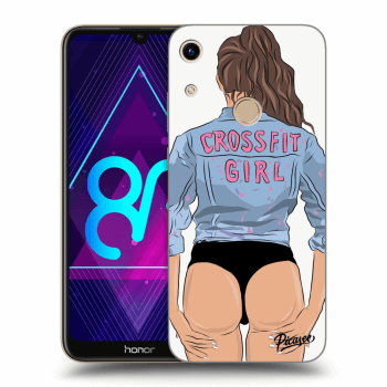 Picasee silikonový průhledný obal pro Honor 8A - Crossfit girl - nickynellow