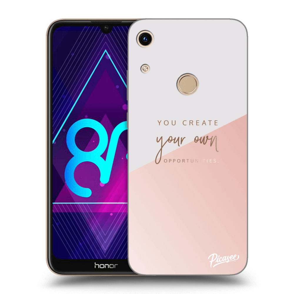 Picasee silikonový průhledný obal pro Honor 8A - You create your own opportunities