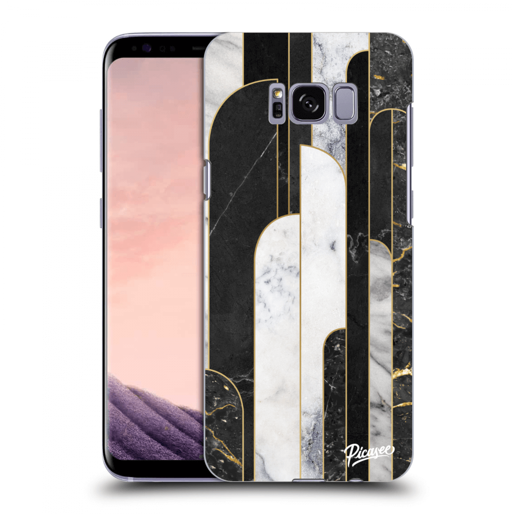 Picasee ULTIMATE CASE pro Samsung Galaxy S8 G950F - Black & White tile