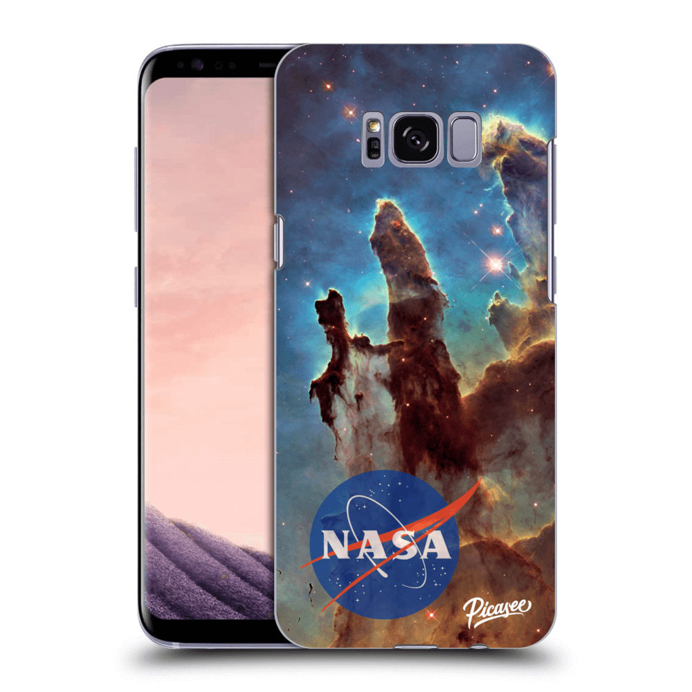 Picasee silikonový průhledný obal pro Samsung Galaxy S8 G950F - Eagle Nebula