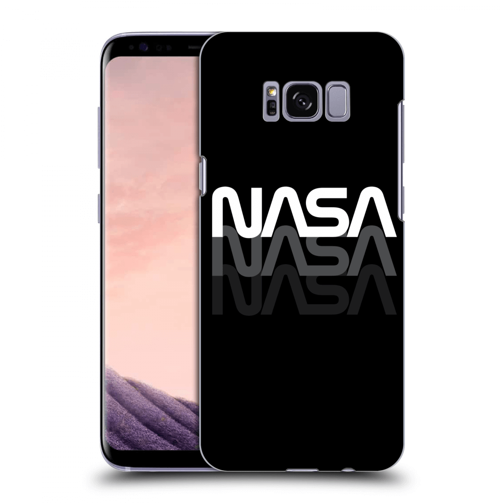 Picasee silikonový černý obal pro Samsung Galaxy S8 G950F - NASA Triple