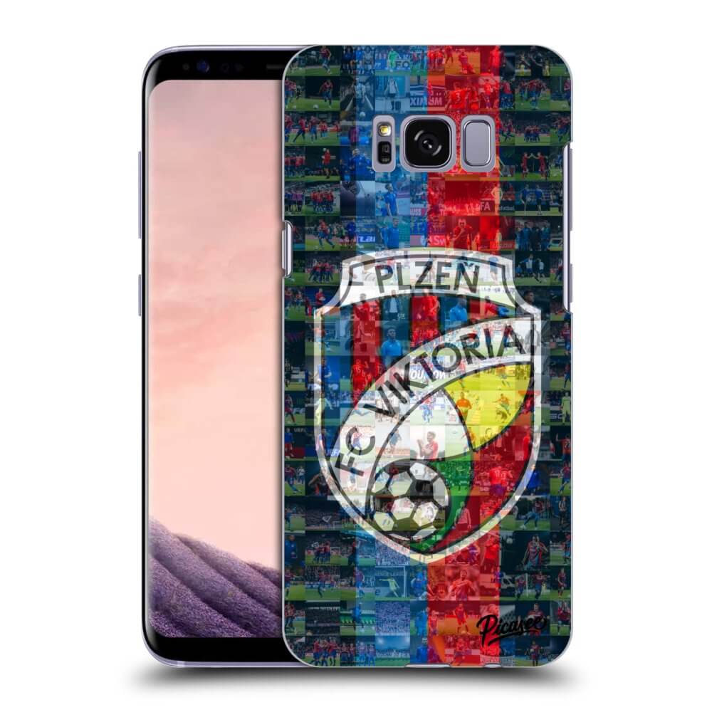 Picasee silikonový průhledný obal pro Samsung Galaxy S8 G950F - FC Viktoria Plzeň A