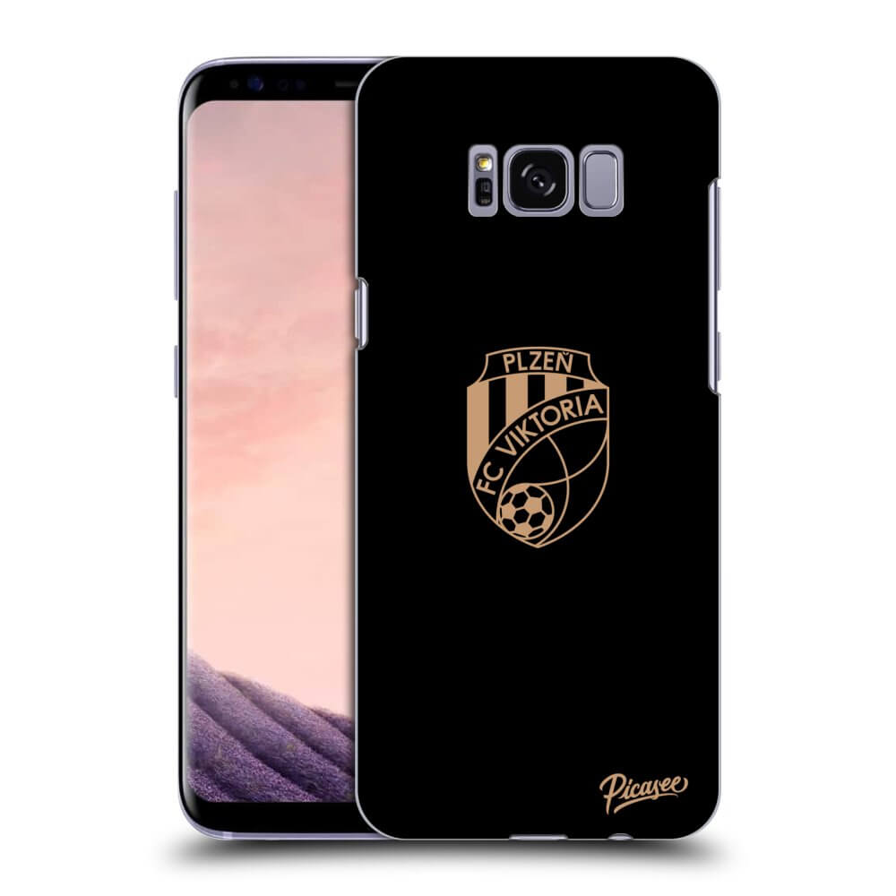 Picasee silikonový černý obal pro Samsung Galaxy S8 G950F - FC Viktoria Plzeň I