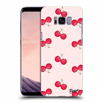 Picasee silikonový černý obal pro Samsung Galaxy S8 G950F - Cherries