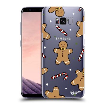 Picasee silikonový průhledný obal pro Samsung Galaxy S8 G950F - Gingerbread